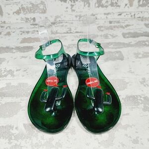 New Katy Perry The Geli Green Cactus Flat Sandal W1056